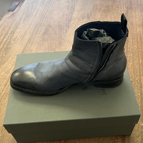 John Varvatos Blue Stone Regent Boots 11 - Picture 6 of 16